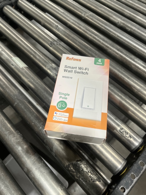 Photo 1 of Refoss Smart Switch Single Pole 4 Pack, Smart Light Switch, Neutral Wire Required, Compatible with Apple HomeKit, Amazon Alexa, Voice Control, 120V AC, 2.4GHz Wi-Fi, No Hub Required