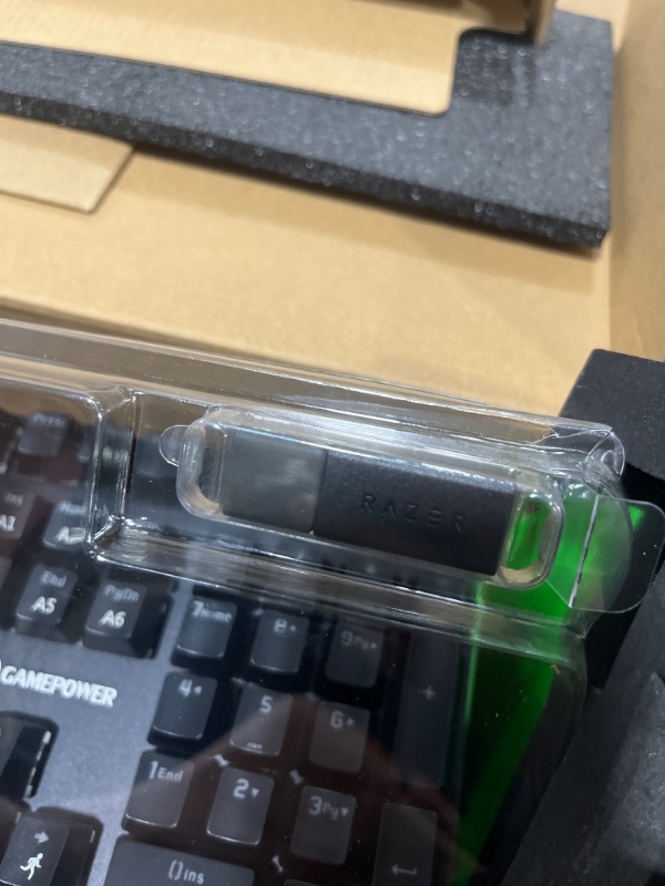 Photo 5 of Razer Huntsman V2 Analog Gaming Keyboard: Adjustable Actuation via Analog Optical Switches - Rapid Trigger Mode - Chroma RGB Lighting - Magnetic Wrist Rest - Dedicated Media Keys & Dial - Black
