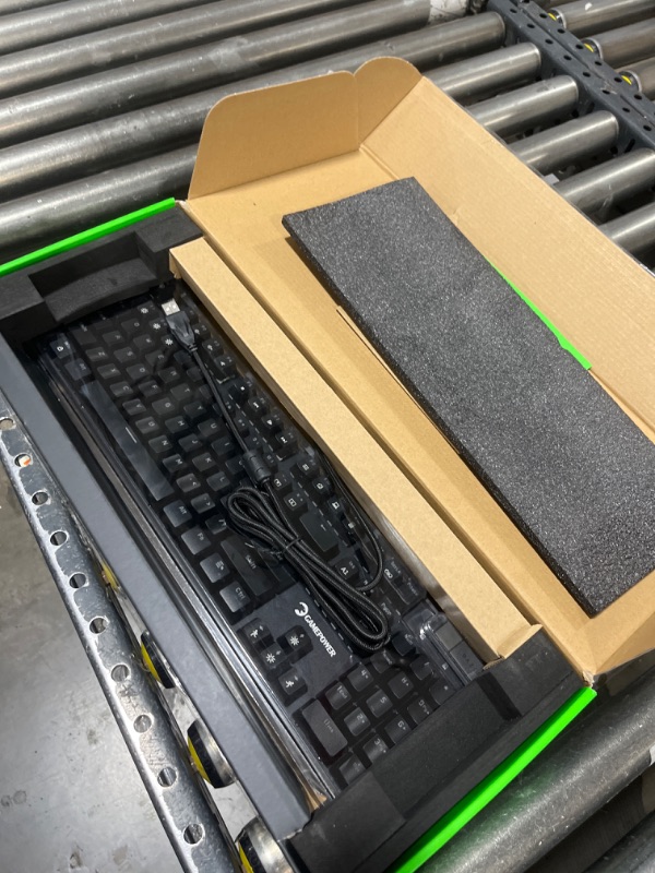 Photo 2 of Razer Huntsman V2 Analog Gaming Keyboard: Adjustable Actuation via Analog Optical Switches - Rapid Trigger Mode - Chroma RGB Lighting - Magnetic Wrist Rest - Dedicated Media Keys & Dial - Black
