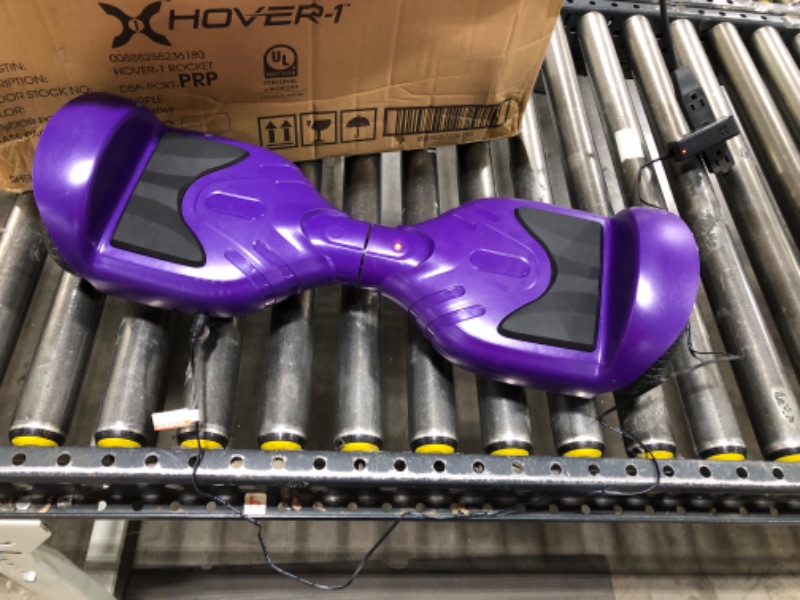 Photo 2 of Hover-1 Rocket Hoverboard for Children, 7 MPH Max Speed, Purple