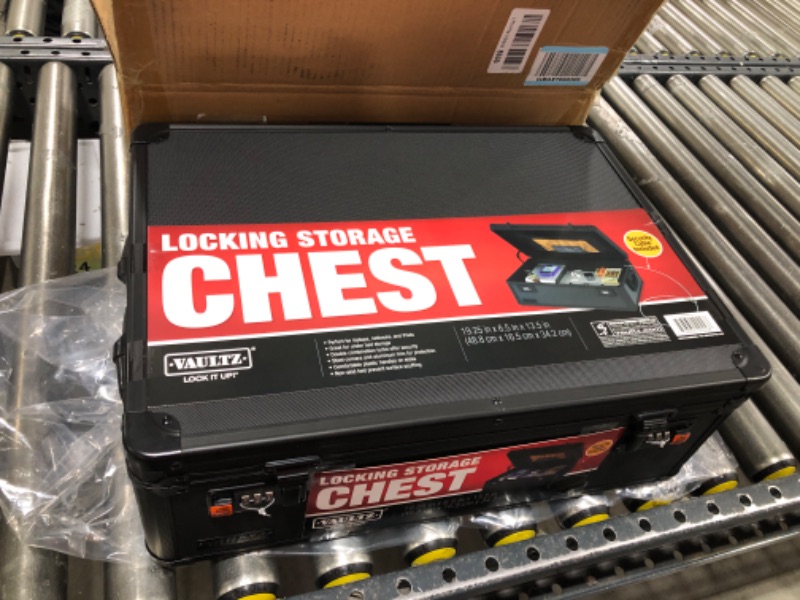 Photo 2 of Vaultz Locking Storage Chest - Tactical Black