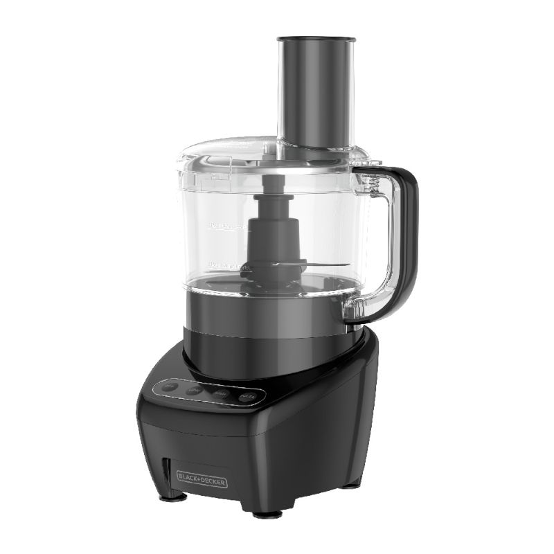 Photo 1 of BLACK AND DECKER Easy Assembly 8-Cup Food Processor, Black 