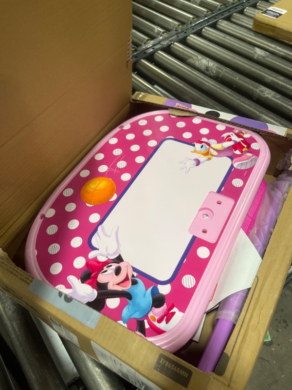 Photo 1 of Disney Minnie Mouse Basketball Hoop Set for Kids, Pink