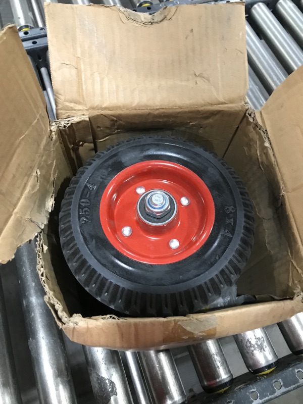 Photo 1 of 8inch Rolling Gate Wheel Prevent Gate from Dragging Sliding Gate Casters for Chain Link Gates or Metal Fence or Wooden Gate 8 Inch-2 wheel(U-Bolt 2inch)