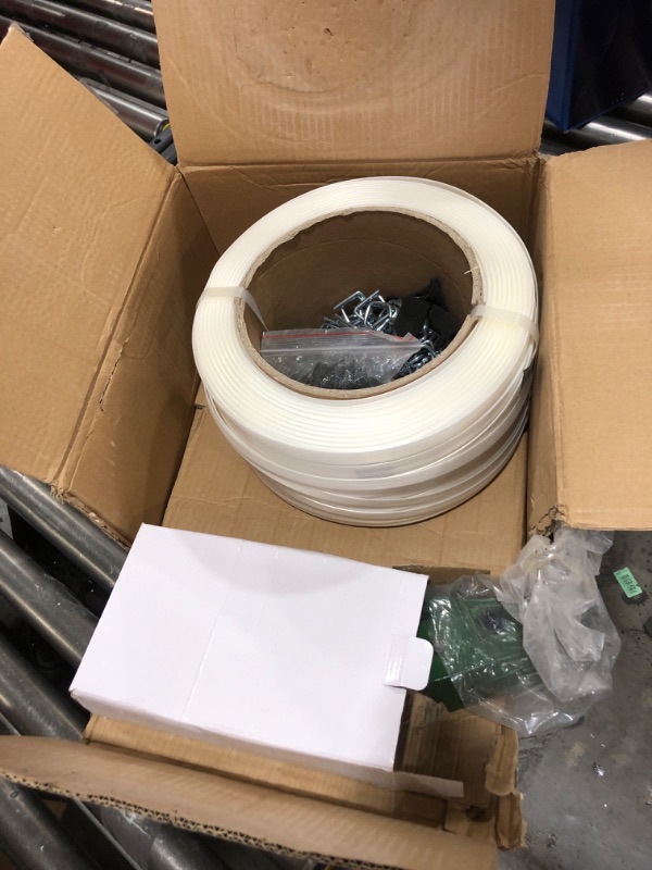 Photo 1 of FoundGo PP Banding Packaging Strapping Kit Heavy Duty Pallet Strapping Kit with 2500lbs 3/4" x1000' Strapping Roll, 100 Buckles,100 Protectors