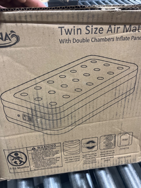 Photo 1 of TWIN AIR MATTRESS WITH BUILT IN PUMP