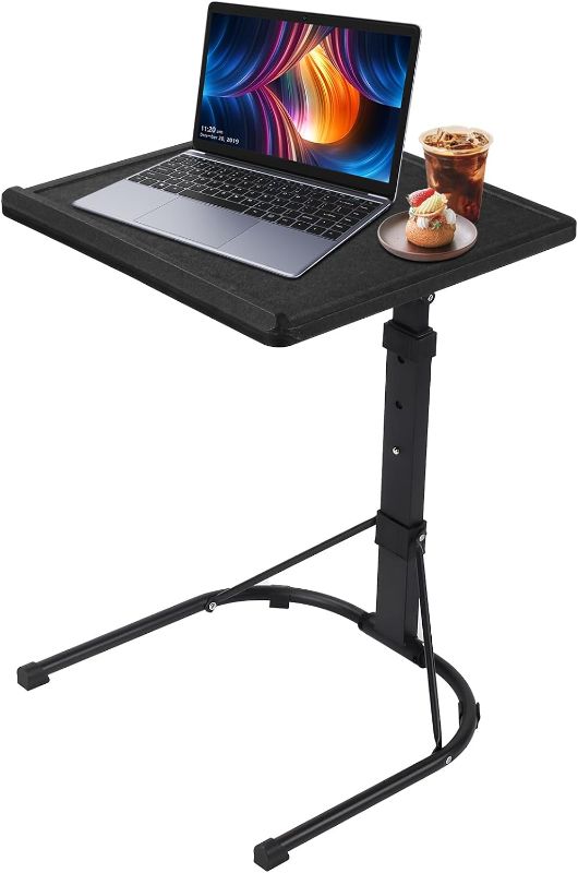 Photo 1 of Gocamptoo Folding TV Tray Table, Multi-Functional Personal Activity Table,Adjustable Height TV Dinner Table, Foldable Tray Table for Dining and Laptops,Space Saving