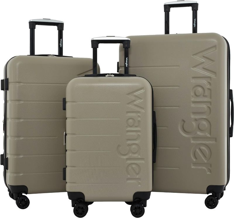 Photo 1 of  Wrangler Maverick 3 Piece Luggage Set, Silver Sage 