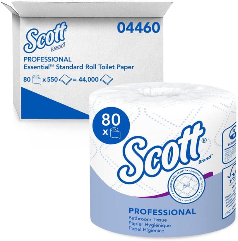 Photo 1 of  KCC04460 - Scott 2ply Standard Roll Bath Tissue, 80 ROLLS