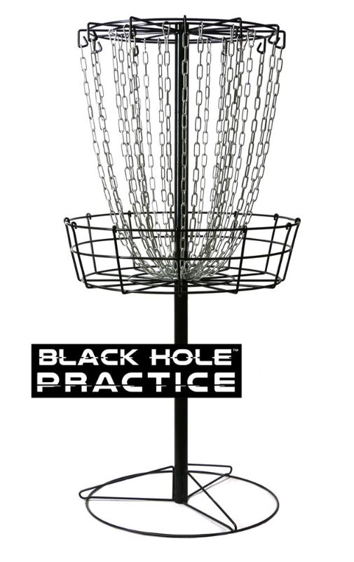 Photo 1 of  MVP Disc Sports Black Hole Practice 24-Chain Portable Disc Golf Basket Target