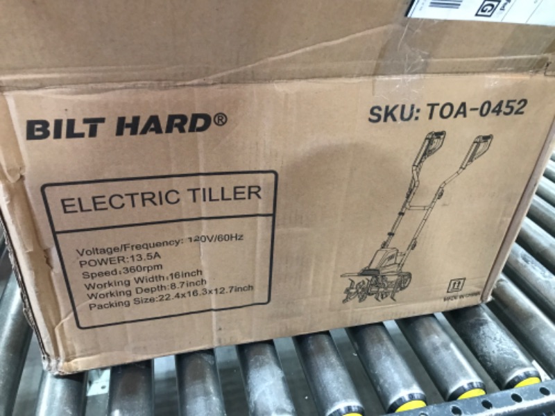 Photo 3 of BILT HARD Electric Tiller