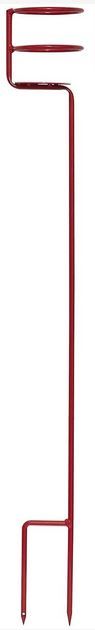 Photo 1 of Decko Products 30251 Heavy Duty Outdoor Beverage/Drink Holder Stake, Red(Pack of 1)