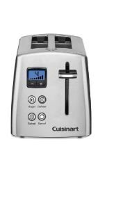 Photo 1 of Cuisinart CPT-415P1 Countdown Metal Toaster, 2-Slice, Brushed Stainless & CCO-50BKN Deluxe Electric Can Opener,Opener, Black CPT-415P1