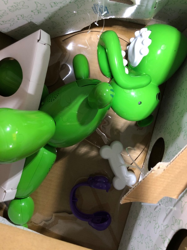 Photo 2 of Squeakee The Balloon Dino | Interactive Dinosaur Pet Toy That Stomps, Roars and Dances. Over 70+ Sounds & Reactions, Multicolor