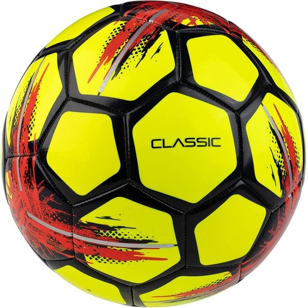 Photo 1 of Select Classic V21 Nylon Soccer Ball, Yellow, Size 4