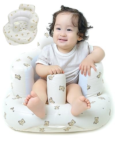 Photo 1 of OBBOLO Baby Inflatable Seat, Built in Air Pump Baby Chair Seat for Sitting Up 3-36 Months, Toddler Chair for Infant Gift
