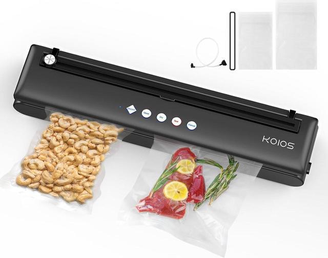 Photo 1 of KOIOS Vacuum Sealer Machine, Automatic Food Vacuum Sealers, Dry Moist Manual Food Preservation Modes Air Sealing System with Bags Cutter LED Indicator Lights