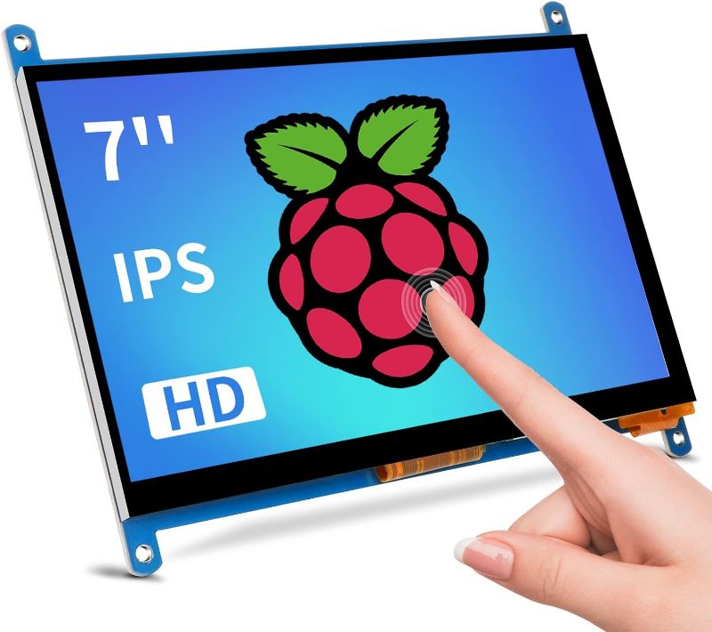 Photo 1 of Head Sun Raspberry Pi Screen 7inch Monitor IPS 1024x600 HDMI Capacative 7'' Touch Screen Monitors Compatible with 3B+/3/2 B/B+/ Banana Pi Windows10/8.1/8/7 Driver Free 5-Point Raspberry pi Display 