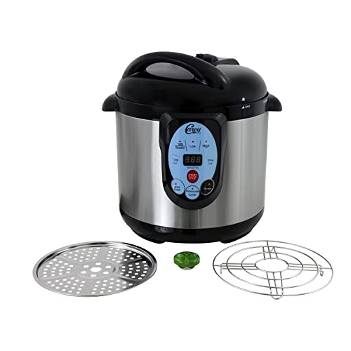 Photo 1 of CAREY DPC-9SS Smart Electric Pressure Cooker and Canner, Stainless Steel, 9.5 Qt