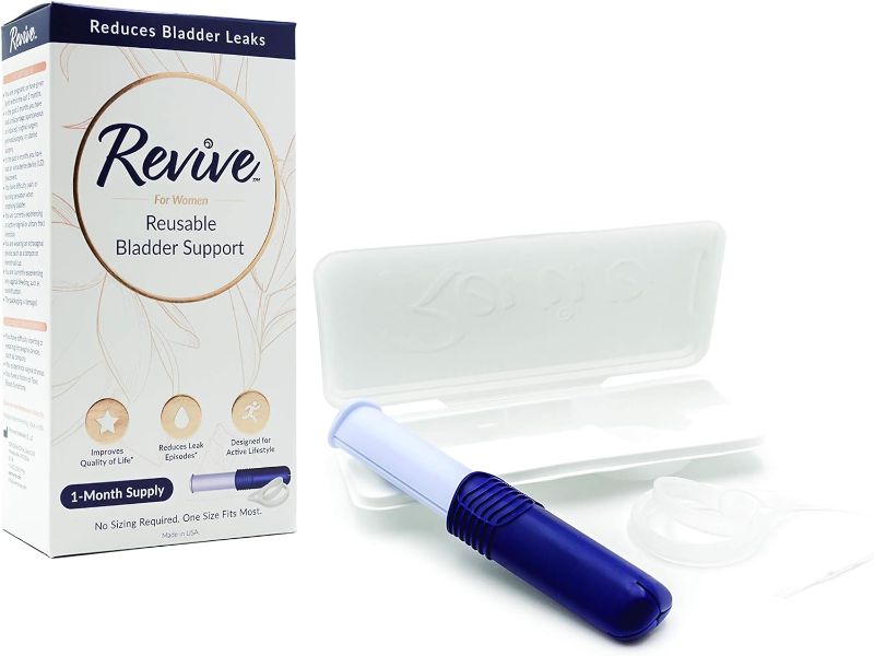 Photo 1 of  Revive Bladder Support for Women | Discreetly Control Leaks for up to 12 Hours | Supports Stress Incontinence | Comfortable Alternative to Pads & Liners, Reusable & Easy-to-Use | 1 Pack, 31 Day Supply 