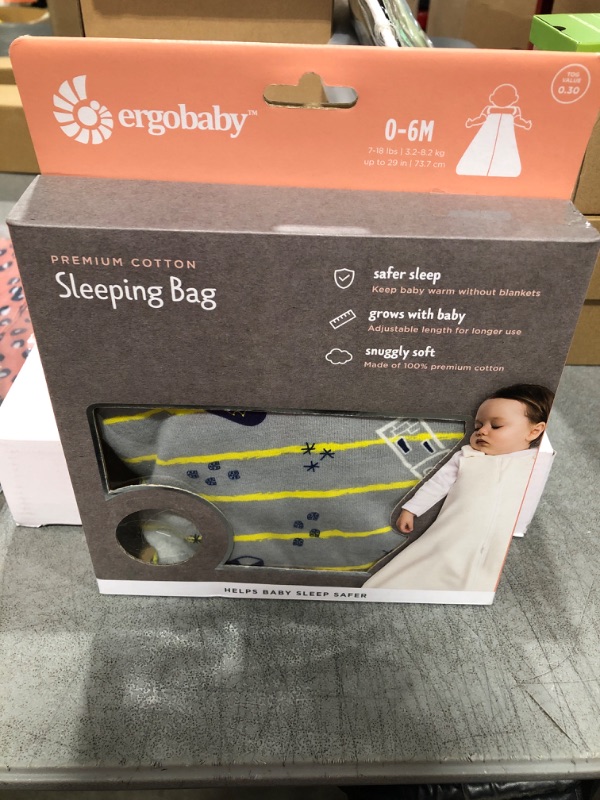 Photo 2 of Ergobaby Sleeping Bag, Brave Knight, Small (0 to 6 Month) Brave Knight 0-6 Month Lightweight Small (0 to 6 Month)