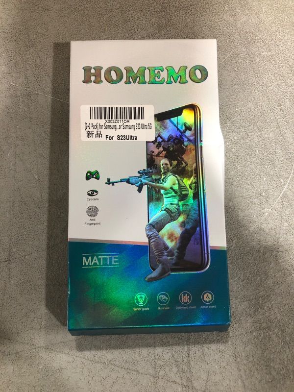 Photo 1 of [2+2 Pack] for Samsung Galaxy S23 Ultra Screen Protector [Not Glass], 2 Pack Self-Healing ceramic Film Accessories with Tempered Glass Camera Lens 5G