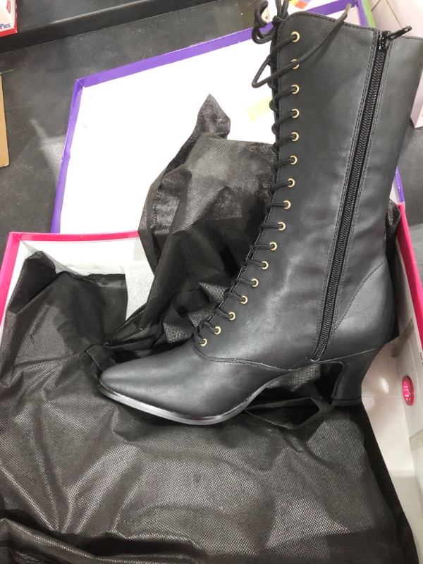 Photo 2 of Funtasma Victorian-120 Black boots ( Size 9 ) 