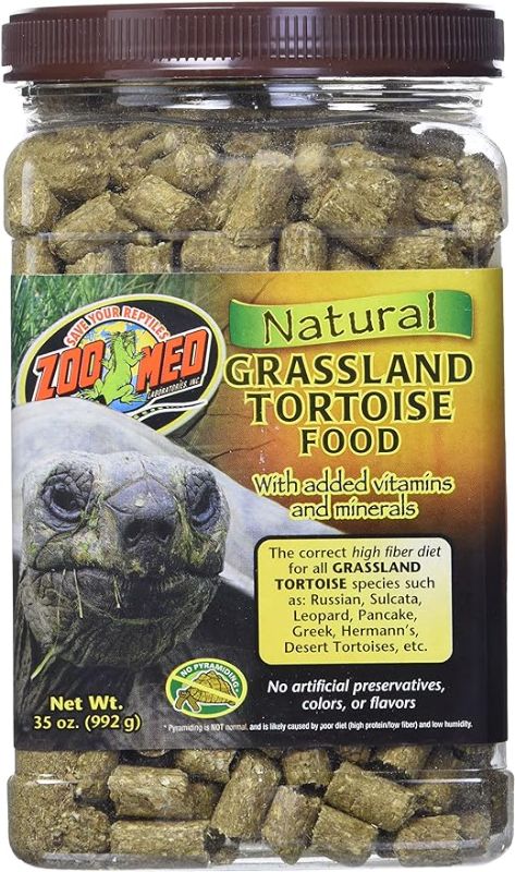 Photo 1 of Zoo Med Natural Tortoise Food, 35-Ounce, Grassland BB 08.18.26 