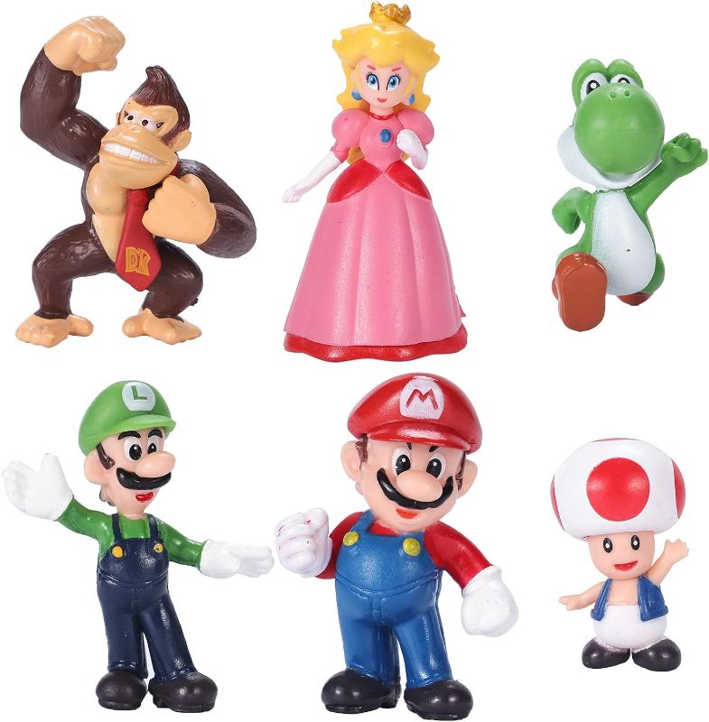 Photo 1 of 16 Pack Various Super Mario Bros Mini Action Figures? 2 Inch ?
