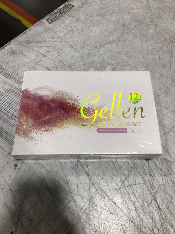 Photo 2 of Gellen Red Dip Powder Nail Kit, 12 Colors Acrylic Dipping Powder Nail Kit, Fall Winter Nail Dip Powder Colors - Red Wine Glitter Dip Manicure Red Lover