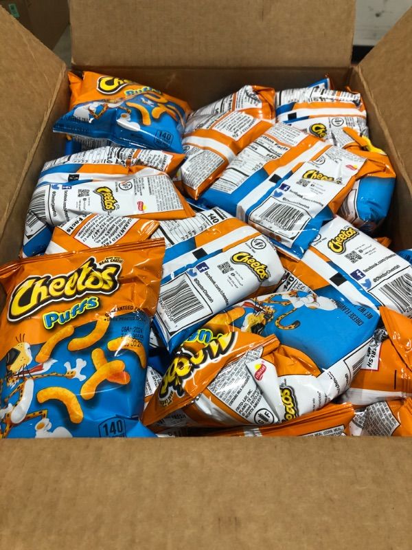 Photo 2 of CHEETOS Puffs Cheese Flavored Snacks 0.875 Ounce Pack of 40
