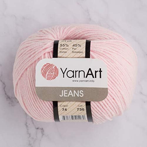 Photo 1 of 55% Cotton 45% Acrylic YarnArt Jeans Sport Yarn 1 Skein/Ball 50 gr 174 yds (74)