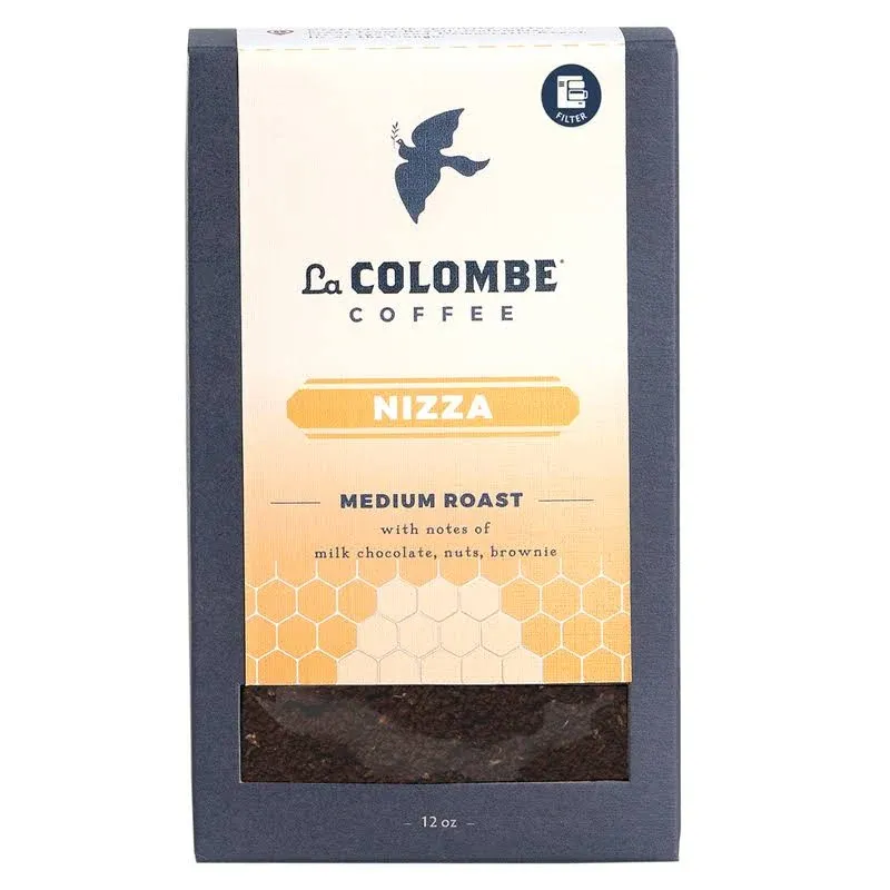 Photo 1 of La Colombe Nizza Drip Grind Coffee - 12 Ounce - Full Bodied Medium Roast - Specialty Roasted Coffee BB 06.17.24