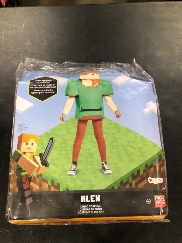 Photo 2 of Alex Classic Minecraft Costume, Multicolor, Large (10-12) Multicolor Large (10-12)