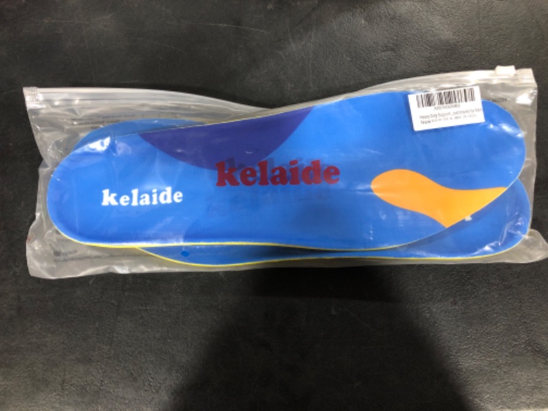 Photo 1 of Orthotics Arch Support Work Insoles - Gel Shoe Inserts for Plantar Fasciitis, Heel Pain, Heel Spur, and Foot Fatigue Relief - Insoles for Standing All Day Blue XL (Men 12.5-14.5/Women 13.5-15.5)