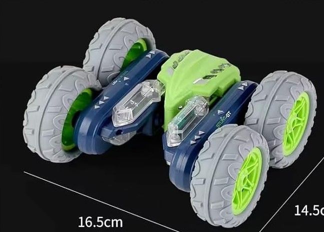 Photo 1 of Remote Control Car for Boys 4-7,Double Sided RC Stunt Car,360° Flips Rotating RC Cars with LED Lights & 2 Rechargeable Battery,4 LED Patterns,2.4Ghz All Terrain RC Car Toy for Boys Adults Gift 