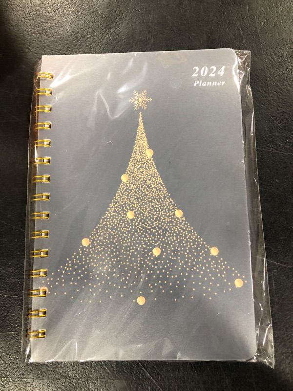 Photo 2 of Planner 2024-2025 Daily Weekly and Monthly - 2024 Calendar 12 Month Planner Jan. to Dec. - 5" x 8" Weekly and Monthly Planner 2024 - Monthly Planner 2024-2025 with Spiral Bound - Star