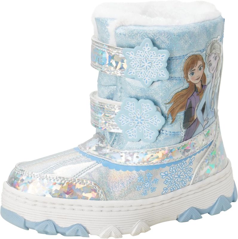 Photo 1 of Disney Girls’ Frozen Boots – Elsa and Anna Fur Trim Snow Boots (Toddler/Little Kid)
kids size 10