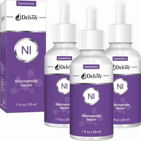 Photo 1 of DEBAIY 3 Pack Niacinamide Serum with Ceramide for Face Moisturizing Inhibits Melanin & Restore Skin Natural, Anti-Aging and Shrinks Pores (1Fl.Oz / 30ml)
