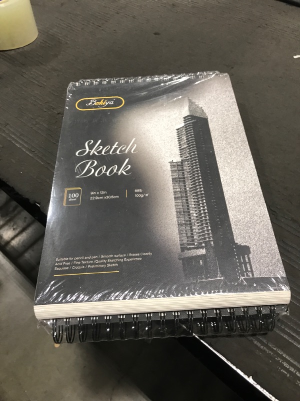 Photo 1 of 2 Pack Sketchbook 9x12 Sketch Book for Kids,Girls,Boys,Children,Teens, Gift- Top Spiral Bound Drawing Paper 200 Sheets (68 lb/100gsm)Sketch Pad, Acid Free Art Paper for Pencil,Pen, Sketch Stick
