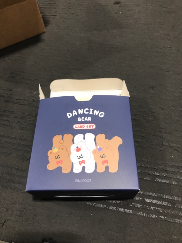 Photo 1 of 24 piece greeting card set. 6 designs. dancing bear