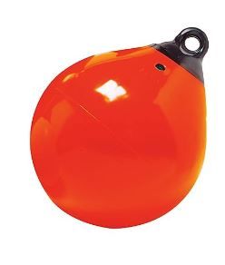 Photo 1 of Taylor Made Products 1157 Tuff End Inflatable Vinyl Boat Buoy Orange 18" Buoy + Garden Hose Thread