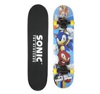 Photo 1 of Sonic The Hedgehog Character Skateboards - Cruiser Skateboard with ABEC 5 Bearings, Durable Deck, Smooth Wheels (Choose from Sonic, Knuckles, Tails or Sonic & Friends)