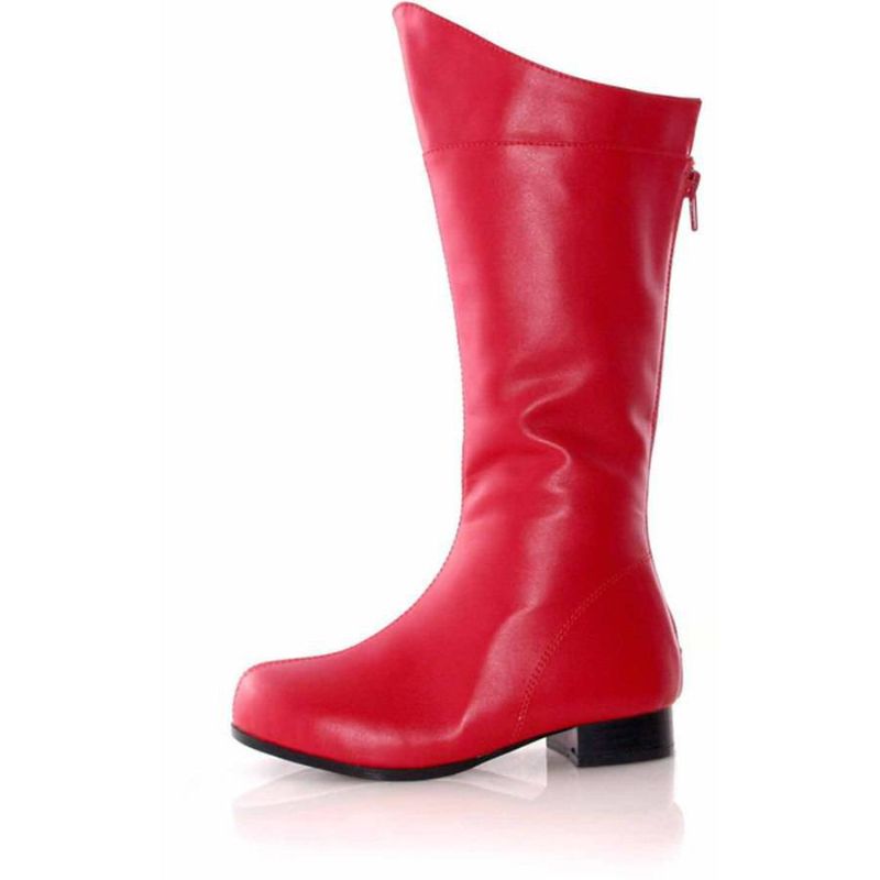 Photo 1 of Child Red Superhero Costume Boots | Superhero Accessories
