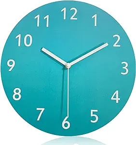 Photo 1 of Sobotoo Wall Clock - 12 Inch Wall Clocks Battery Operated, Wall Clock for Living Room Decor, Home, Kitchen, Bedroom, Silent Non-Ticking Wall Clock for Office, Kitchen Decor (Modern Style)
