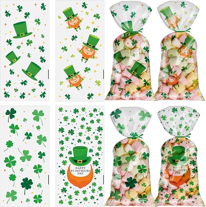 Photo 1 of 100 Pack St patricks bags 