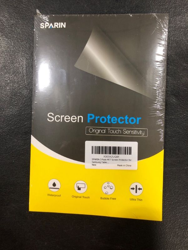 Photo 1 of SPARIN 3 Pack Screen Protector (PET) for Samsung Galaxy Tab A9 (8.7 inch) 2023, High Response and HD Clear Film for Tablet A9
