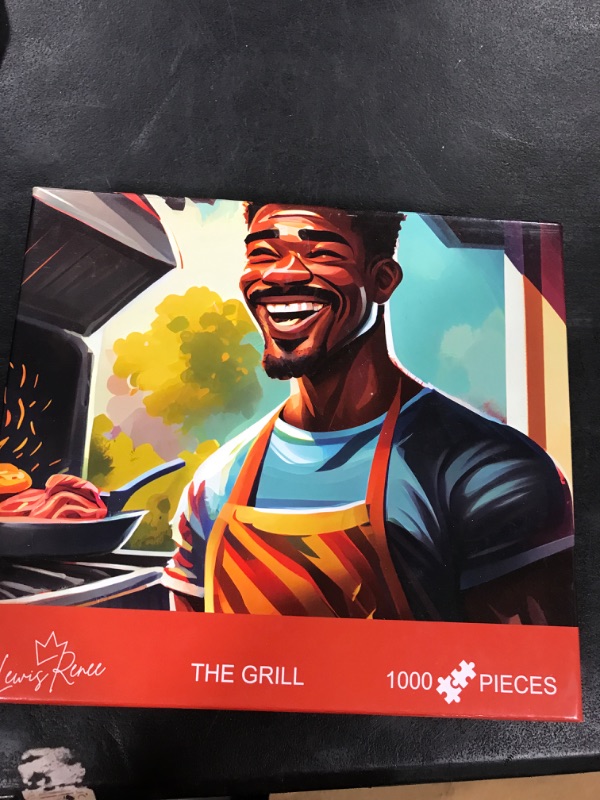 Photo 1 of 1000pc Puzzle Black Art Puzzles , The Grill 