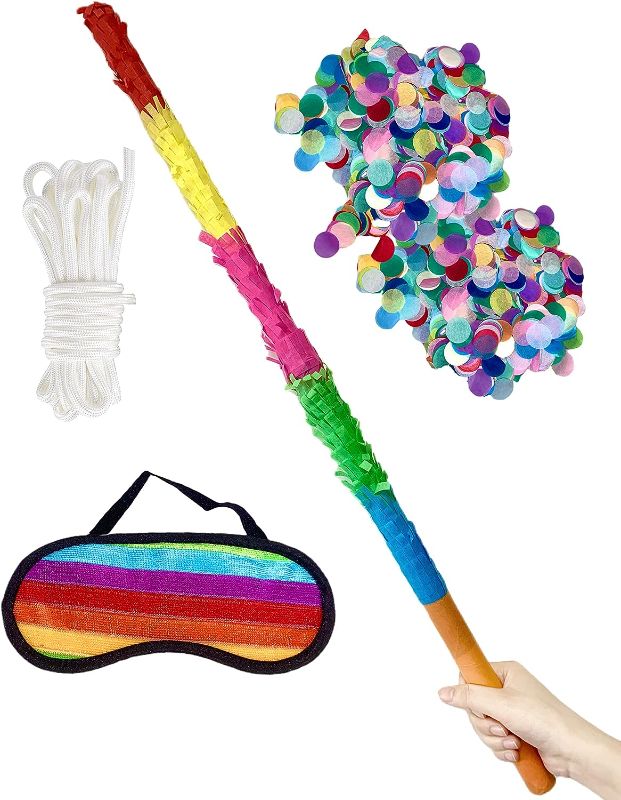 Photo 1 of ZCFIFDGB 32-inch pinata sticks,pinata sticks that won't break,the quality is veryvery hard.kids can enjoy playing at the pinata party without worrying about it getting damaged.Pinata sticks kids love
