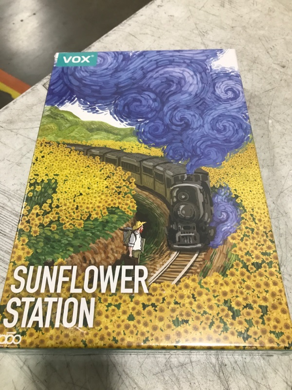 Photo 2 of VOX Classic - Van Gogh Style Sunflower Station 1000 Piece Jigsaw Puzzle, for Adult and Whole Family, No Dust, Matte Finish, Great Gift for Puzzle Lovers